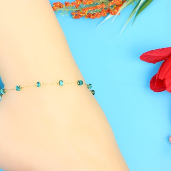 Elegant Handmade Anklet – Perfect for Women & Girls | Ideal Gift Option, DYC1541 - Picture 3 of 10